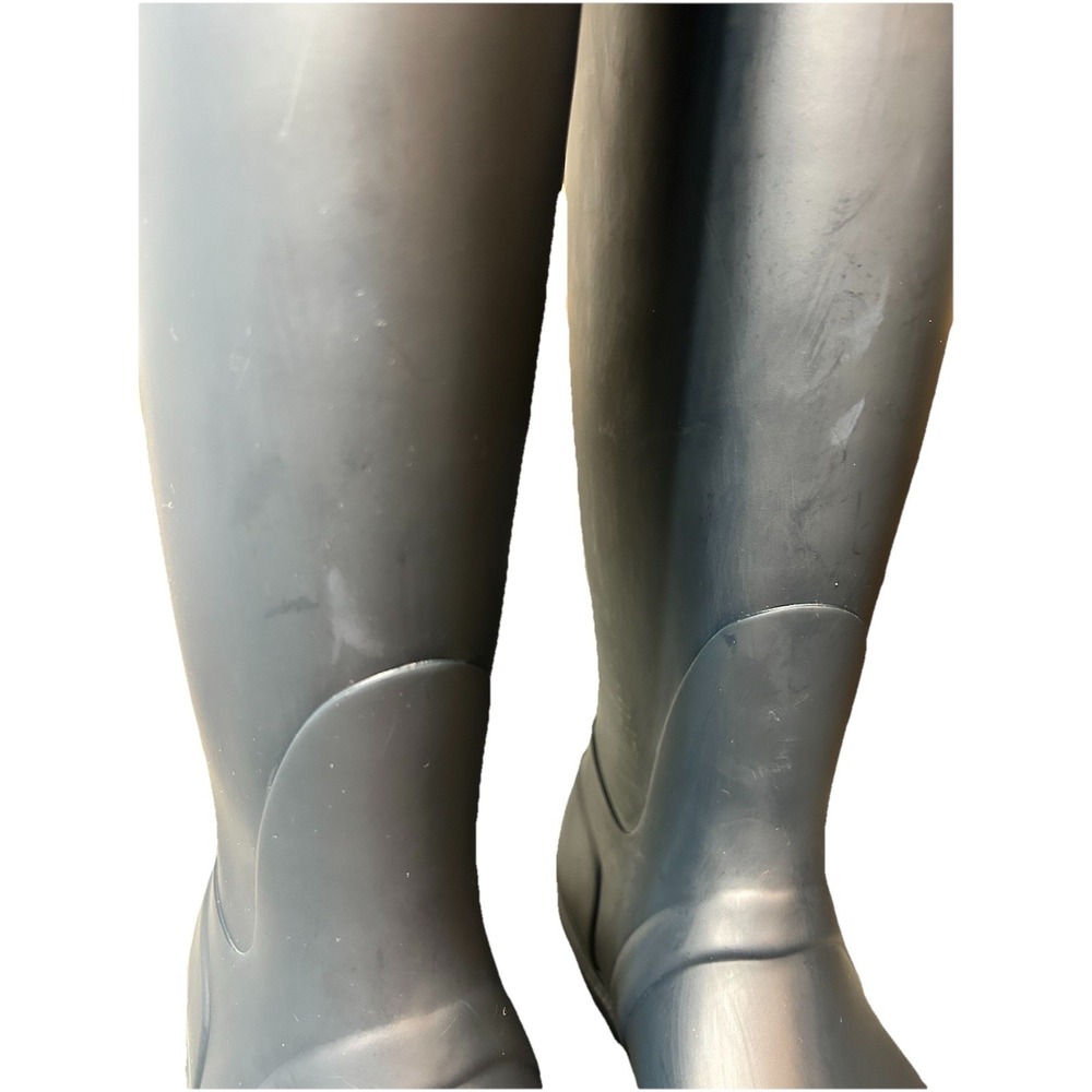 Hunter Boots Women's 9 Original Tall Rubber Waterproof Casual Rain Navy Blue - Picture 14 of 15